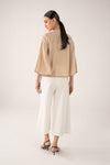 Schiffli Cape Top