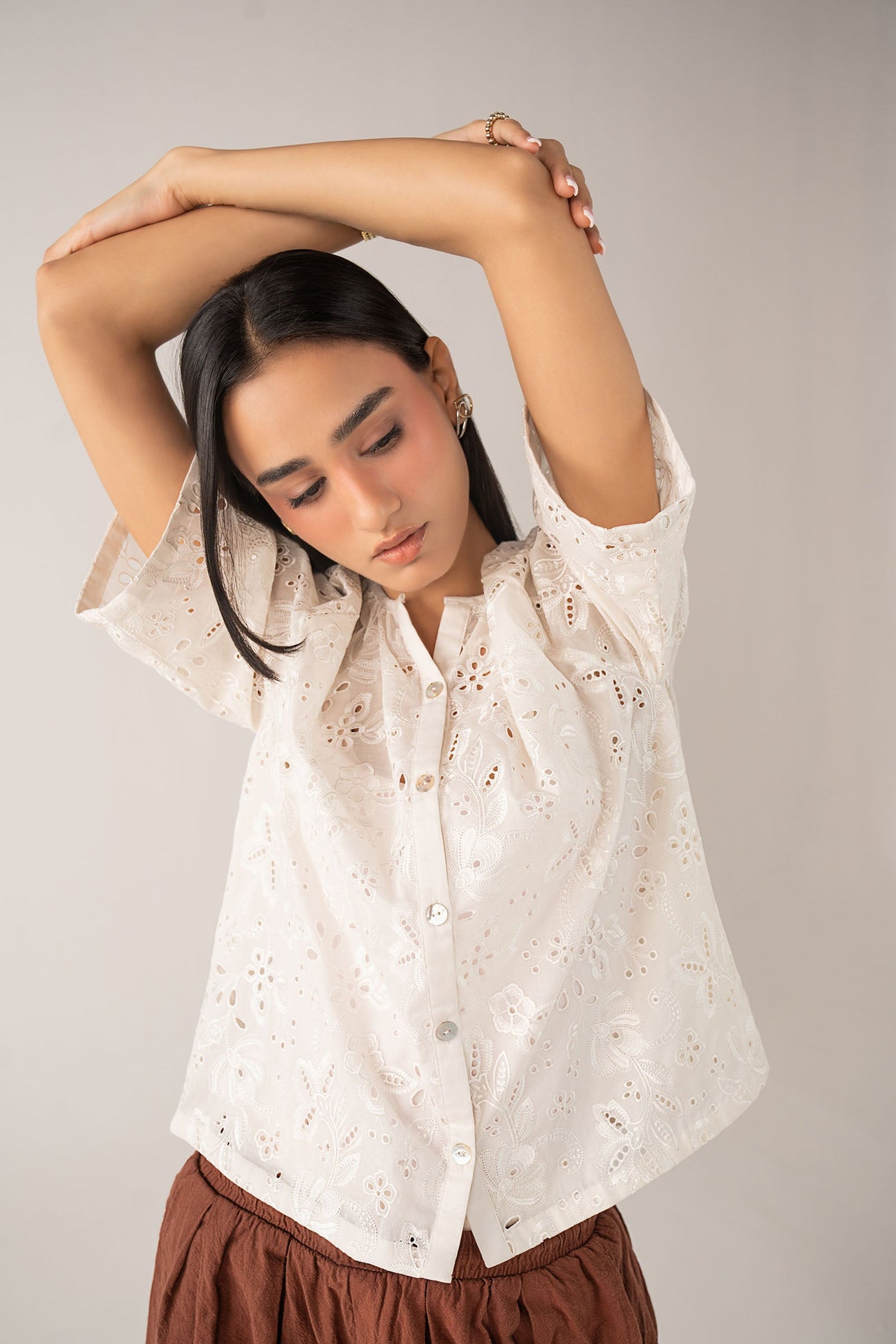Floral Embroidered Top