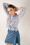 Schiffli Gathered Top