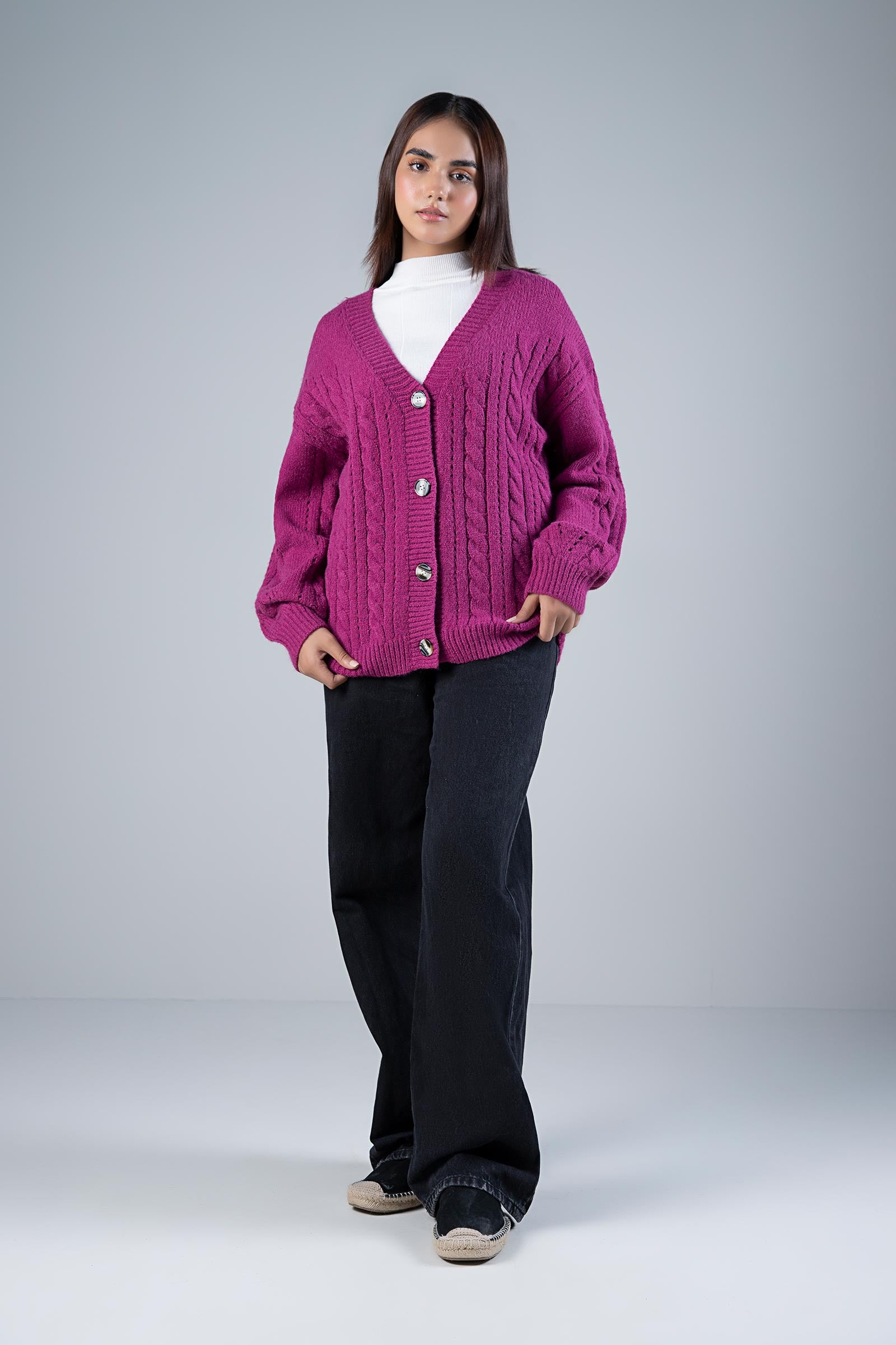 Cable Knit Cardigan