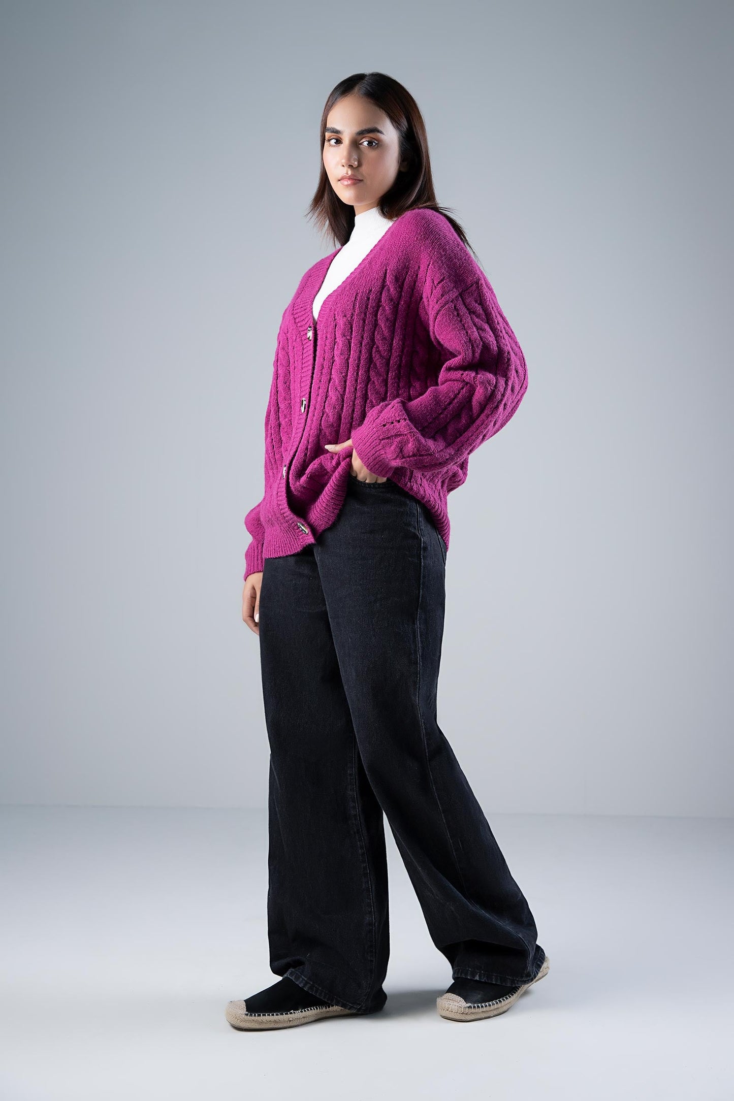Cable Knit Cardigan
