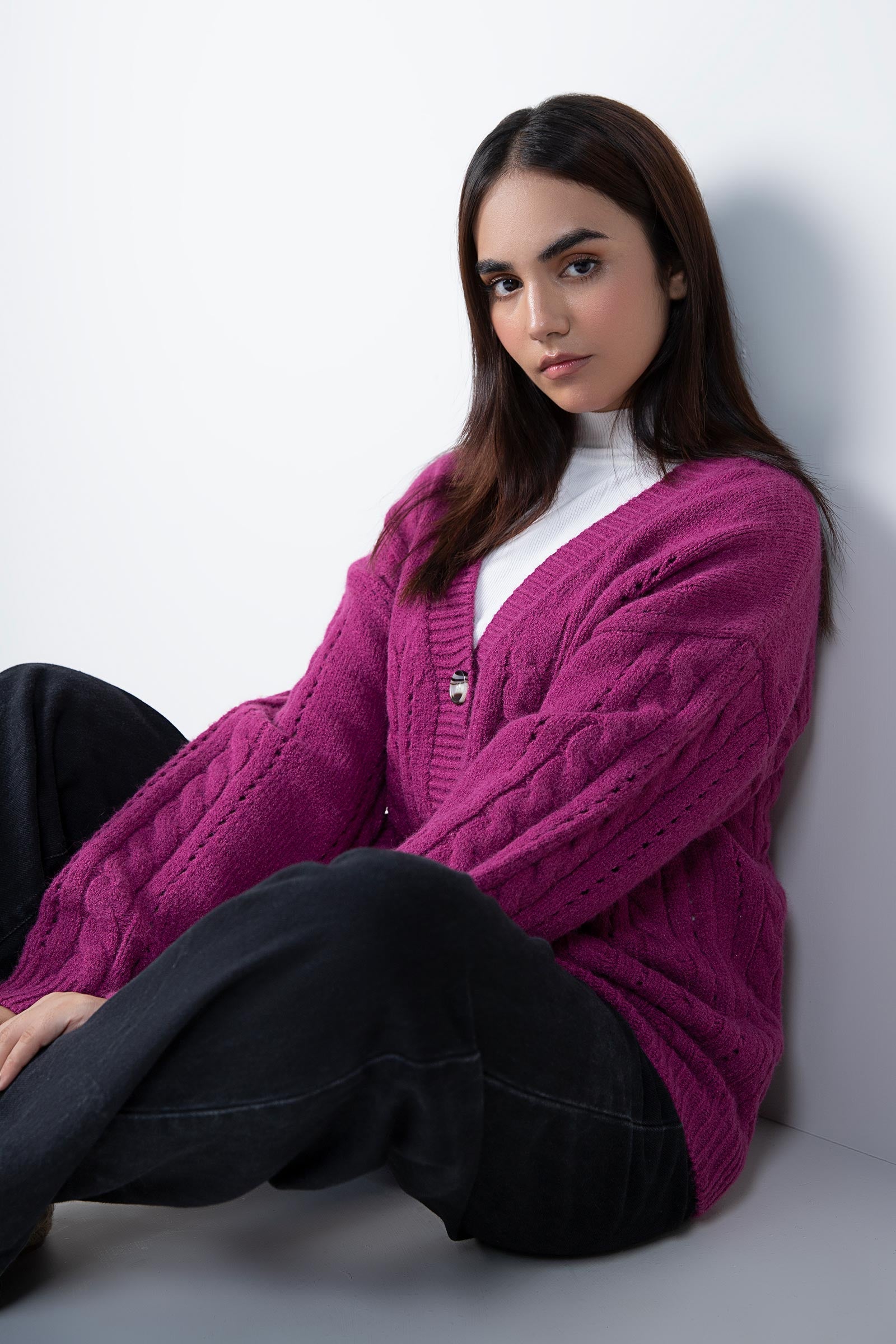 Cable Knit Cardigan