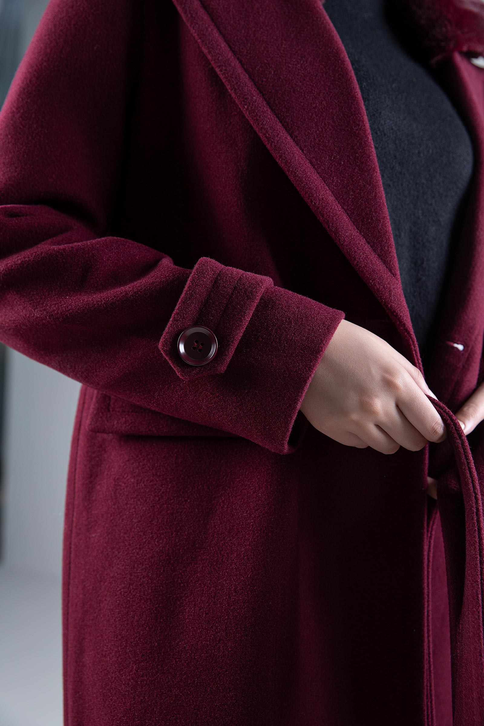 Fur Collar Coat