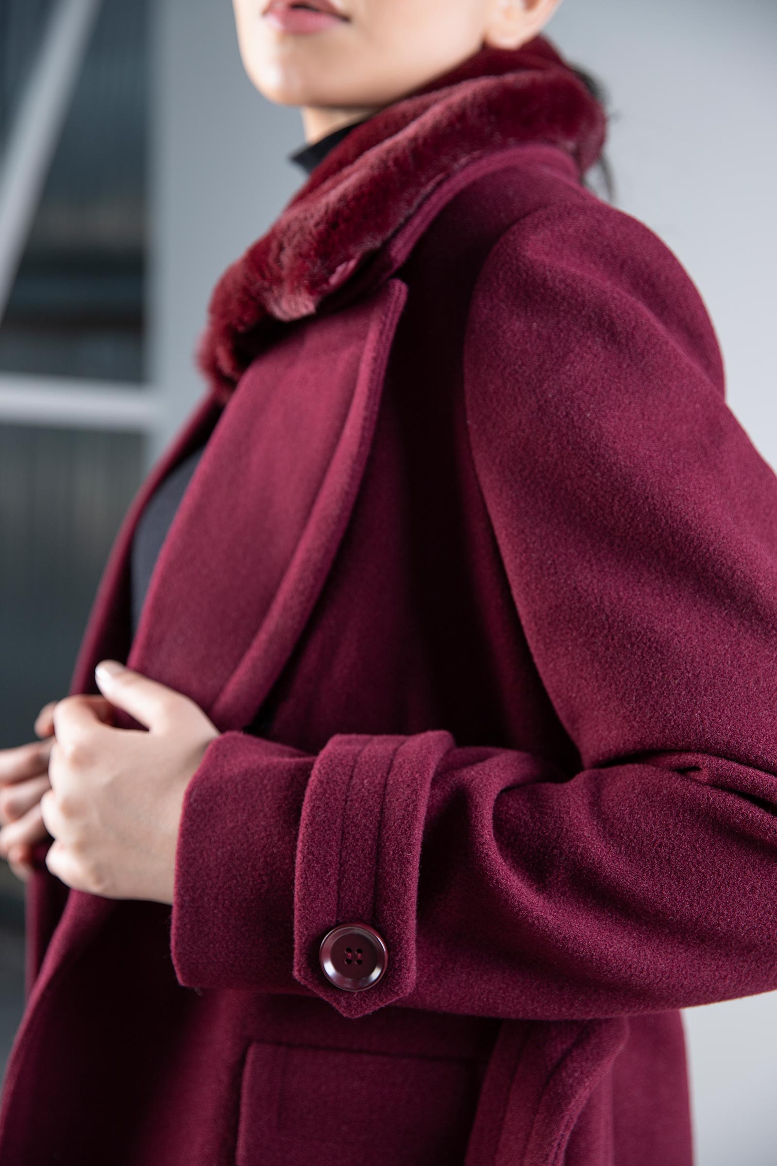 Fur Collar Coat
