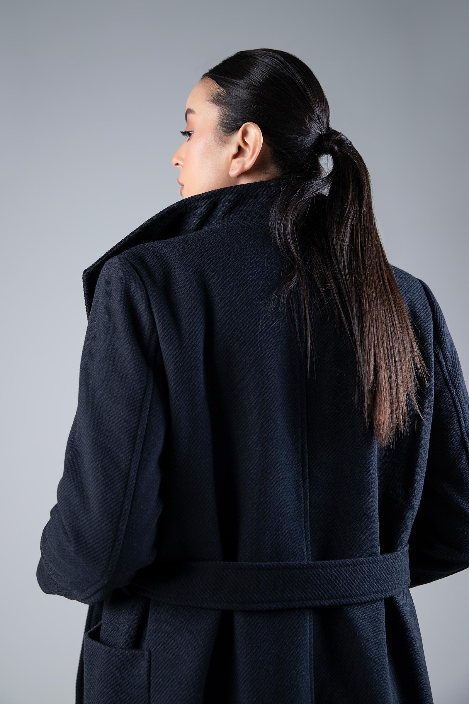 High Collar Coat