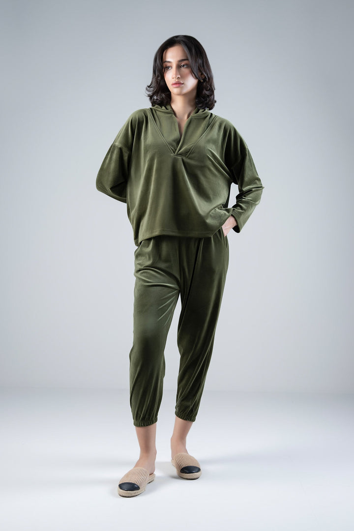 Relaxed Hoodie Set | WEST-W24-55 All Sale WEST055-ESM-OGN