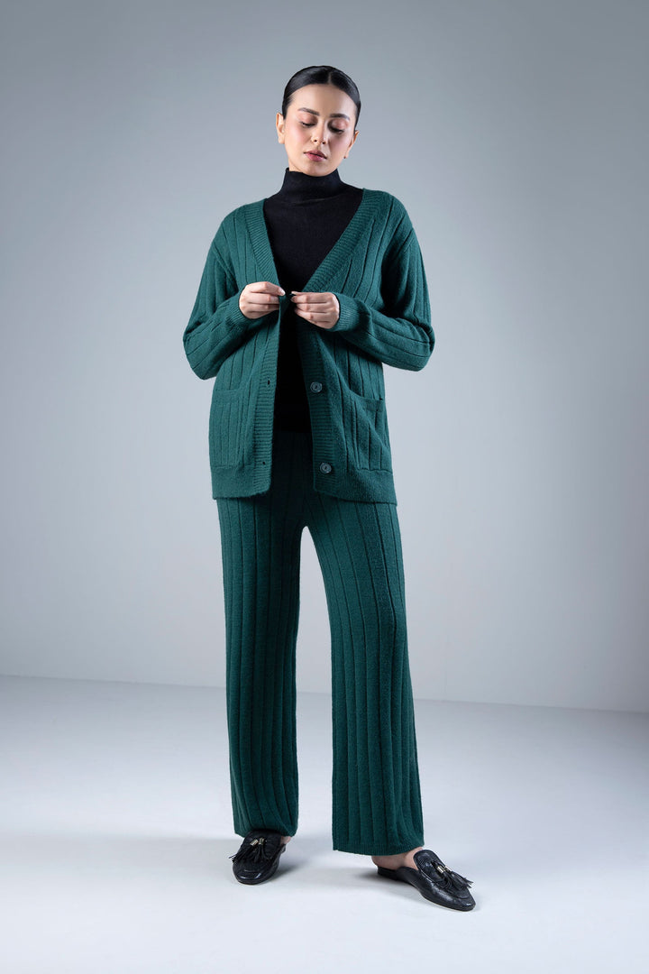 Sweater Co-Ord Set | WEST-W24-5 All Sale WEST005-ESM-GRN