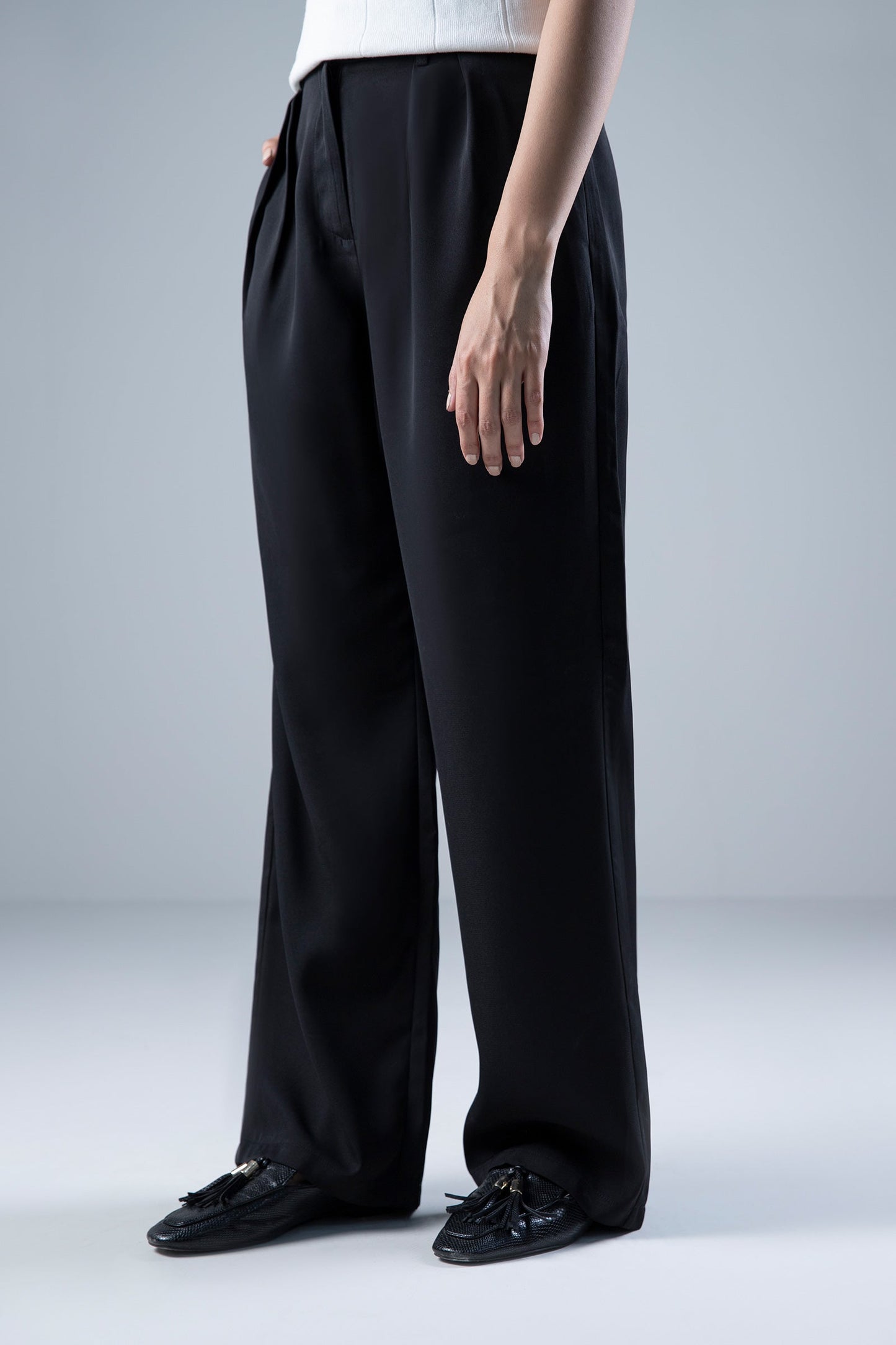 Wide Leg Tailored Pants