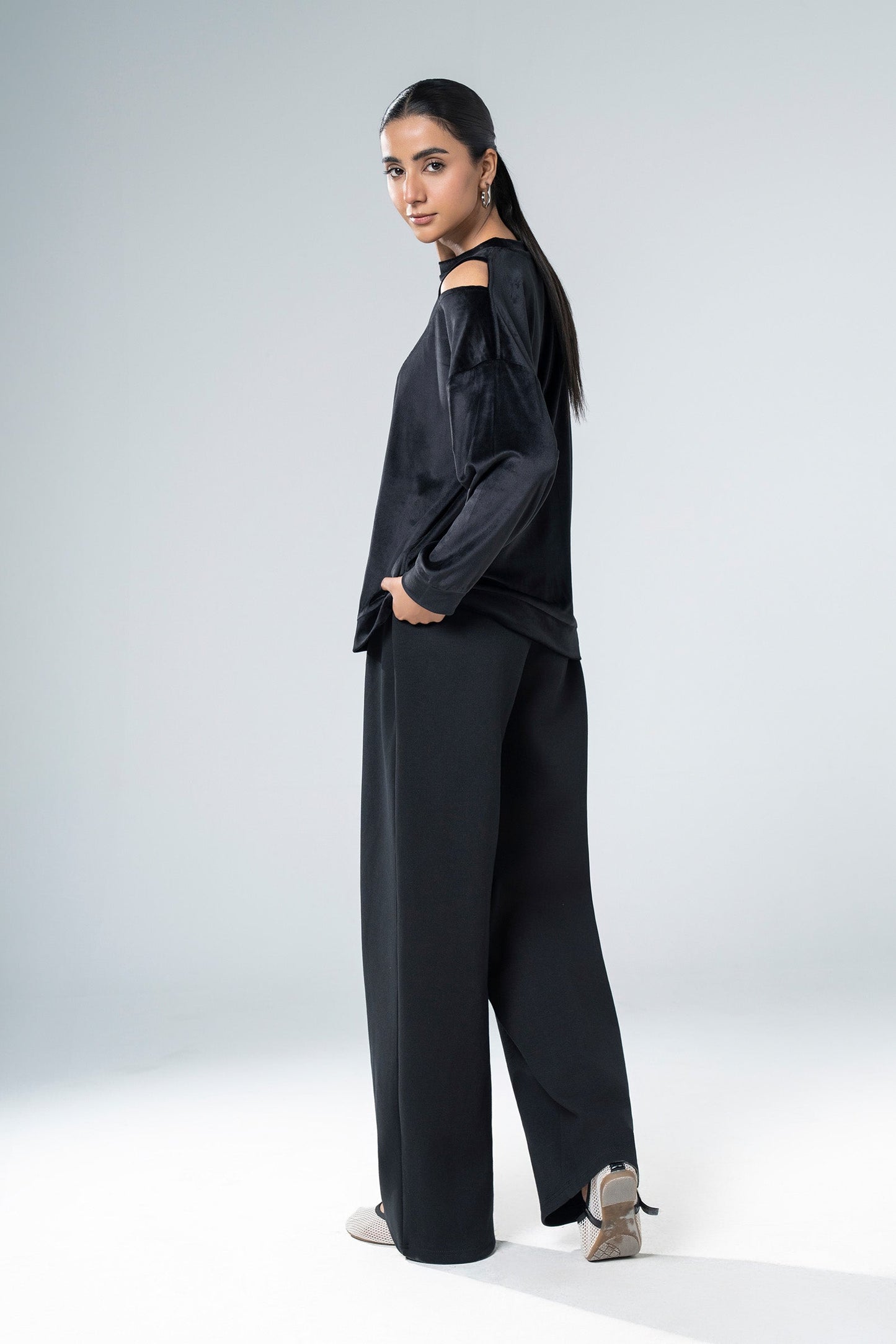 Relaxed Halter Neck Co-ord Set