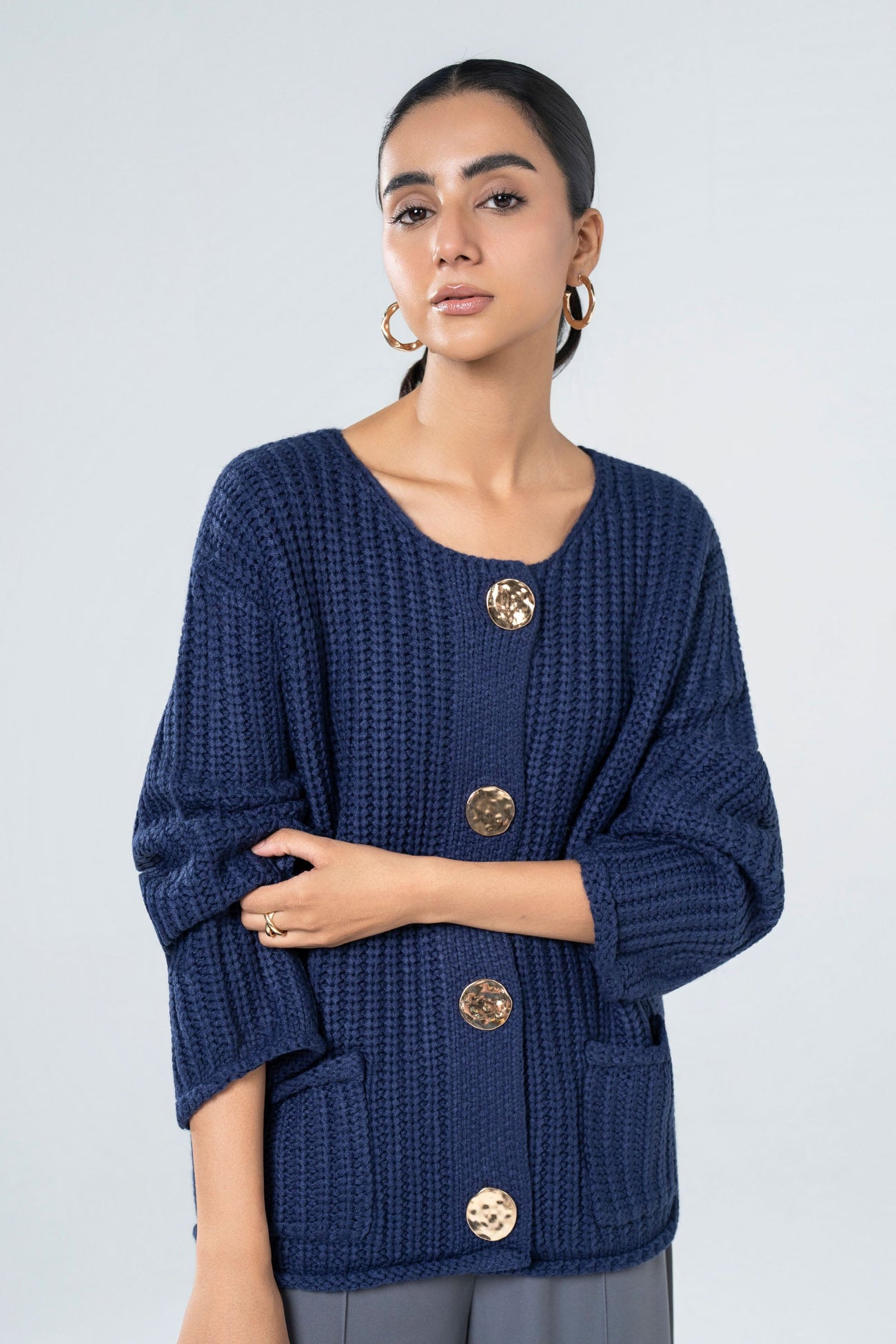 Knitted Button Cardigan