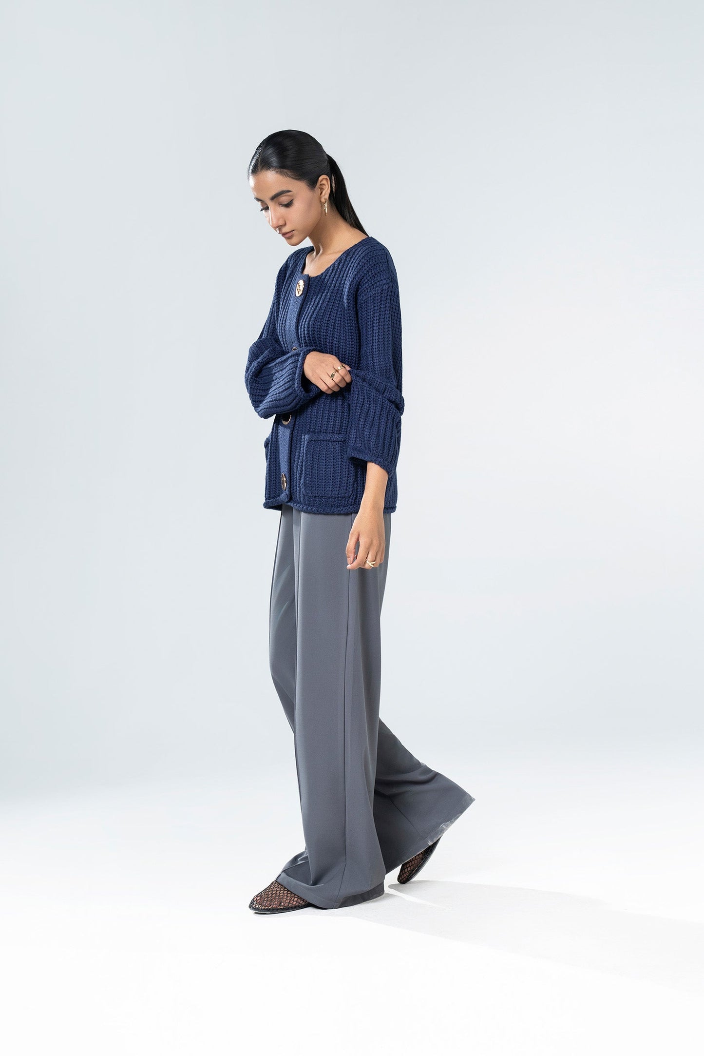Knitted Button Cardigan