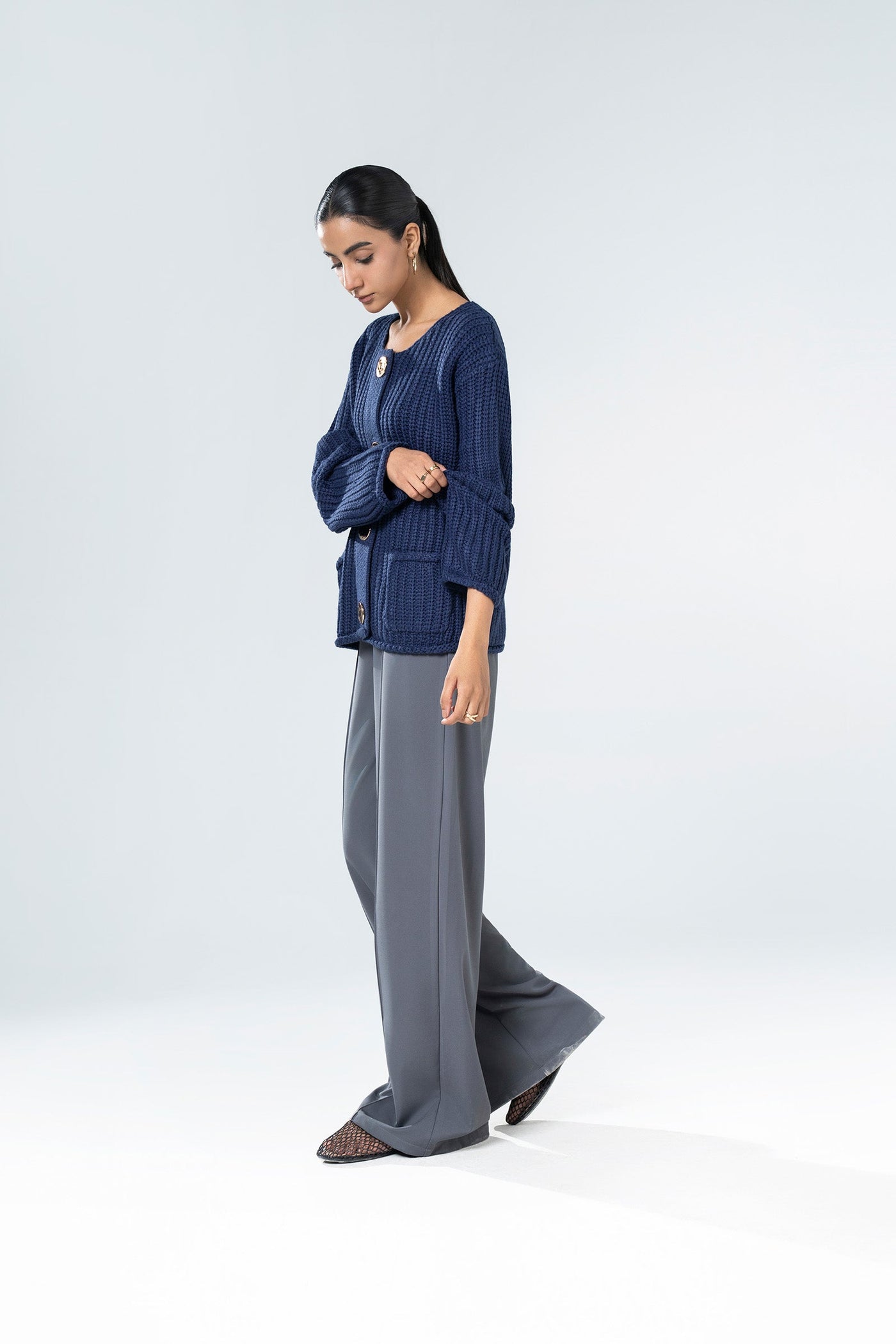 Knitted Button Cardigan