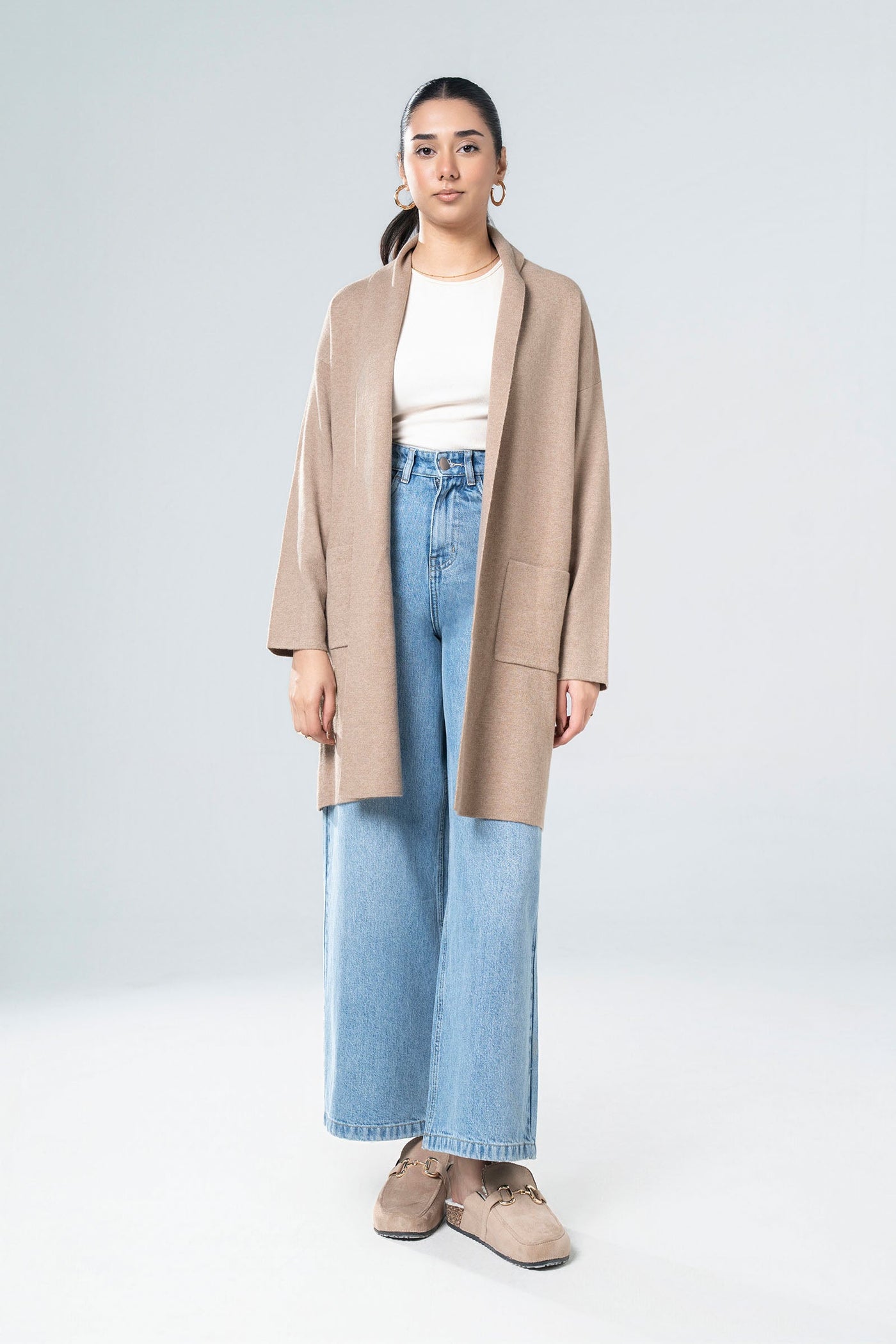 Knitted Shawl Cardigan