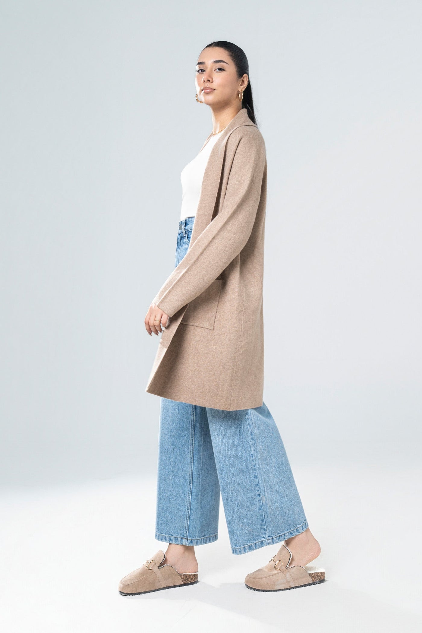 Knitted Shawl Cardigan