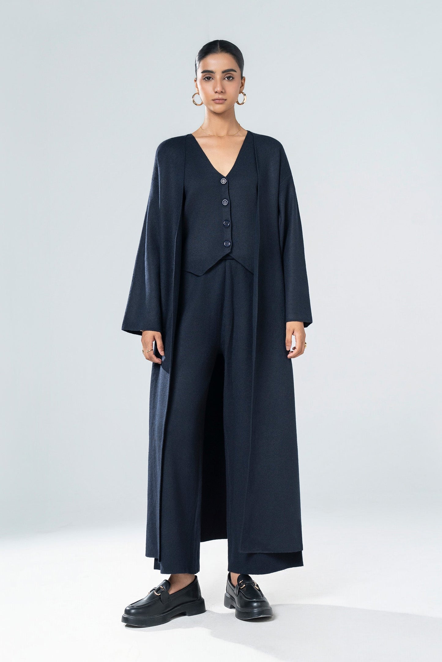 Knitted Cardigan Set