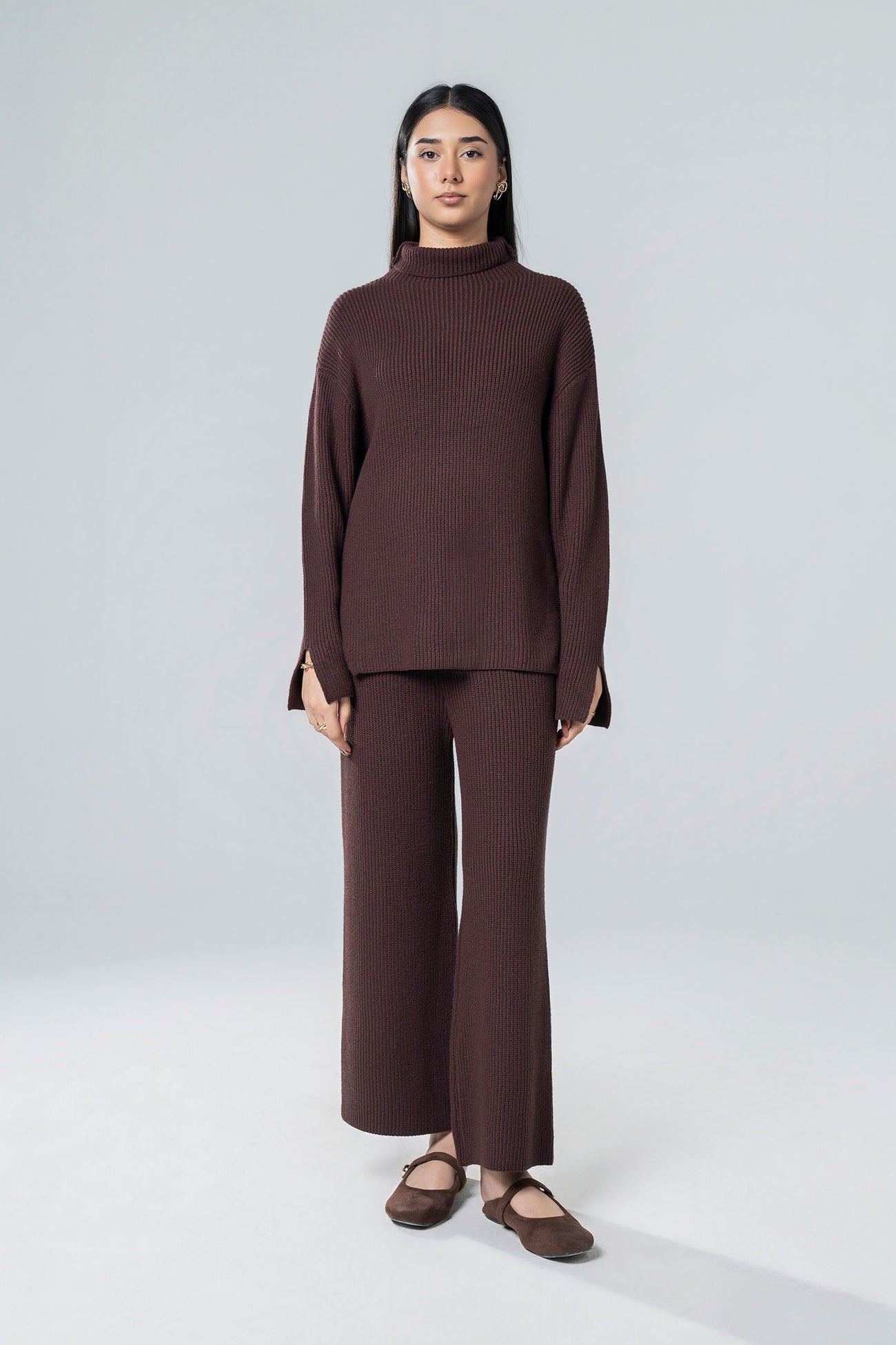 Turtleneck Sweater Set