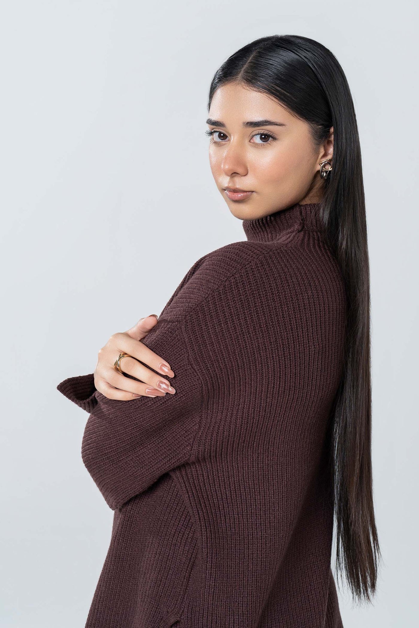 Turtleneck Sweater Set