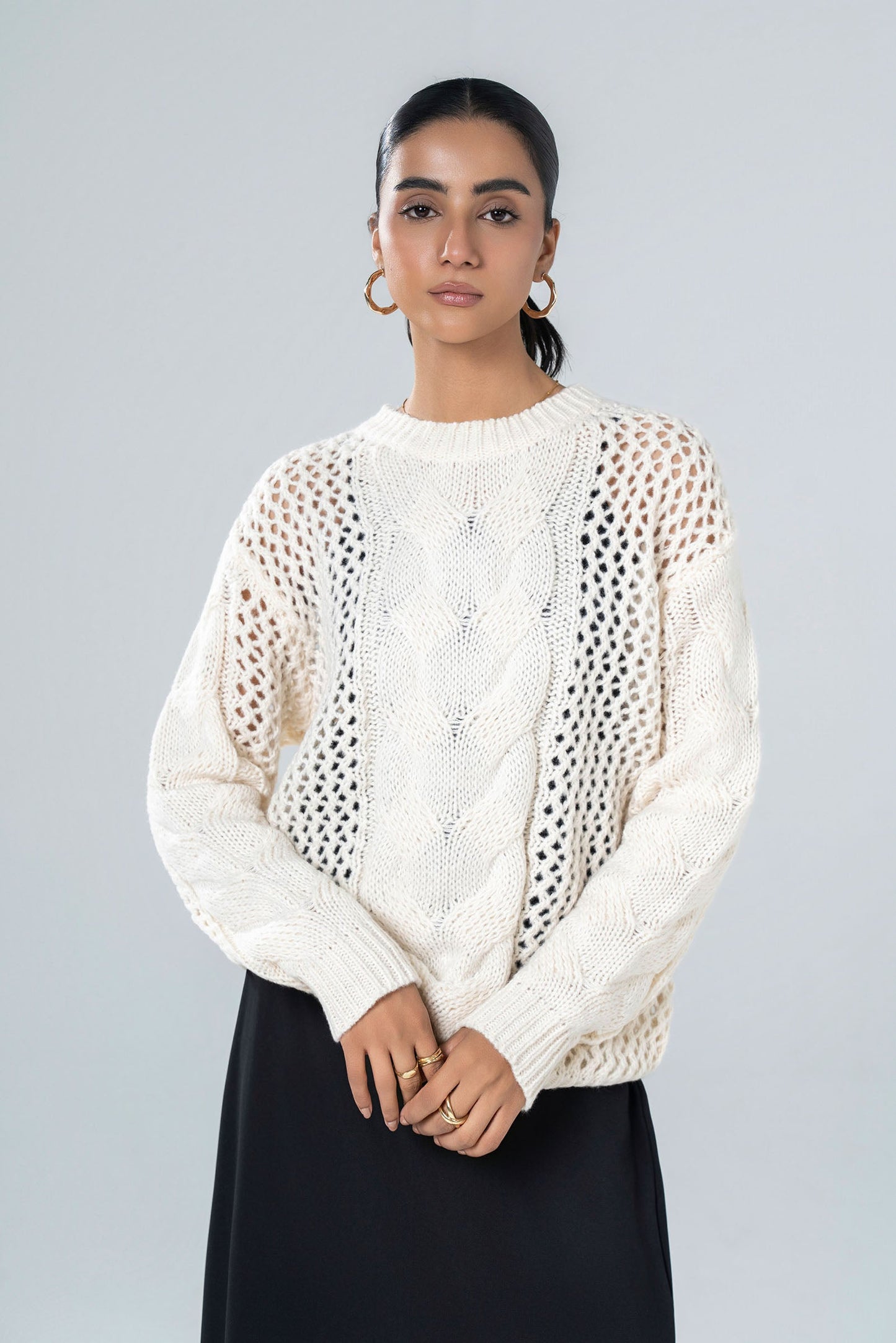 Everyday Cable-Knit Sweater