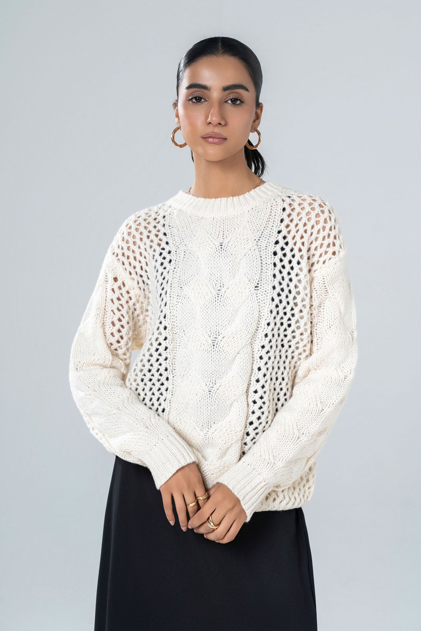 Everyday Cable-Knit Sweater