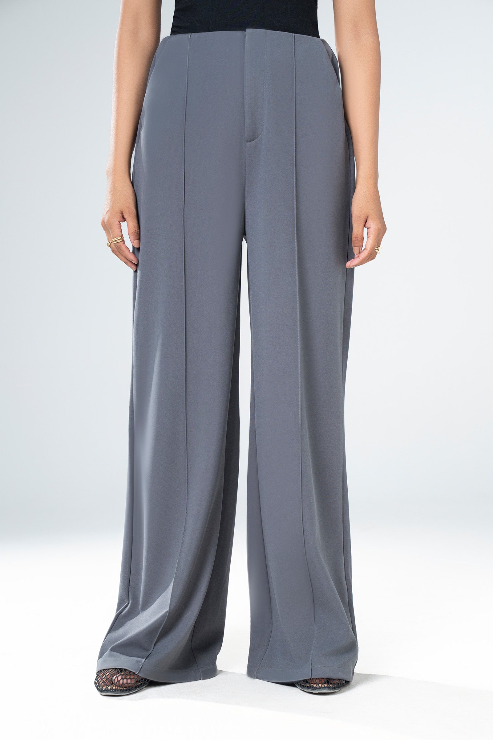 Tailored Wide Leg Pants