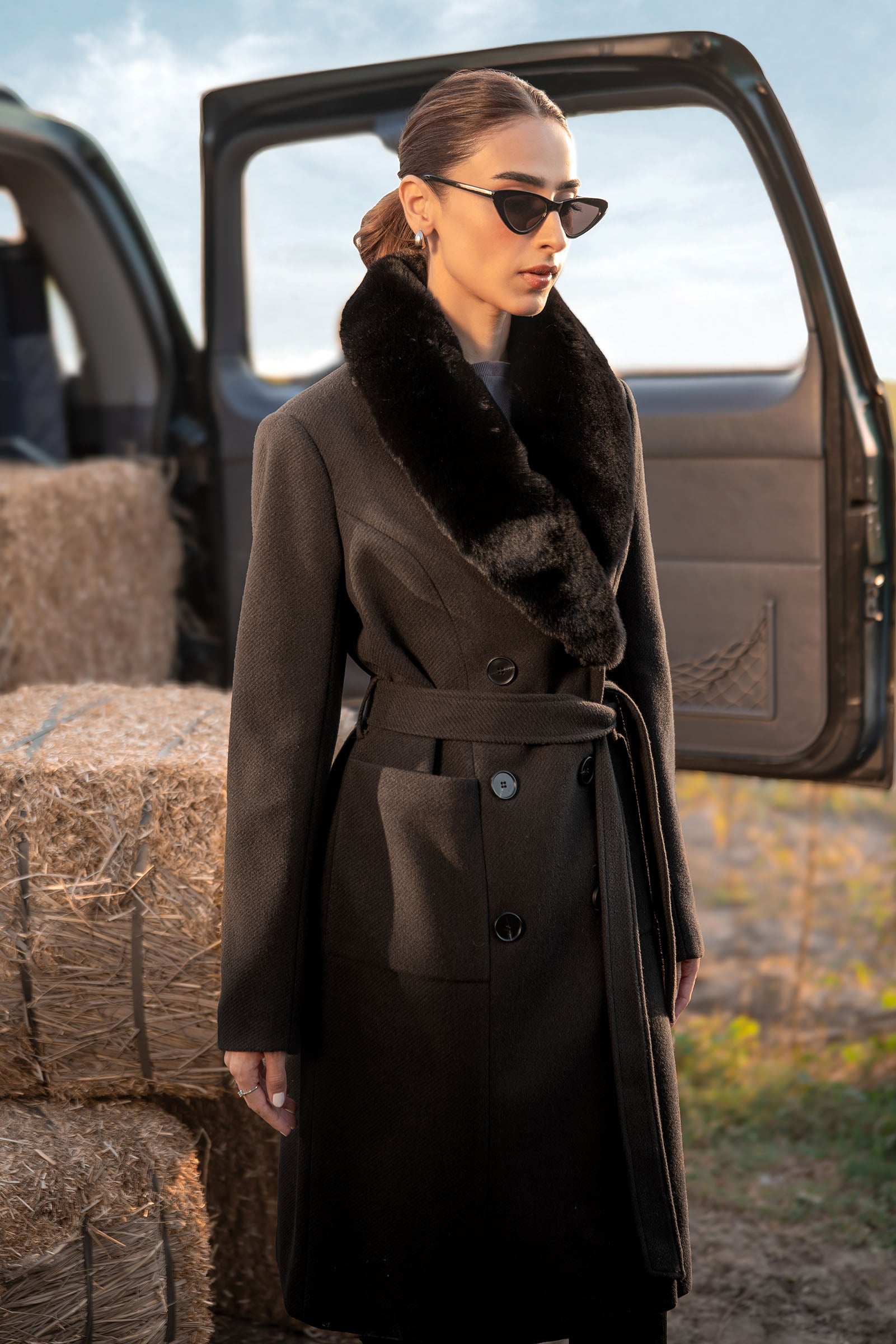 Belted Wool Coat