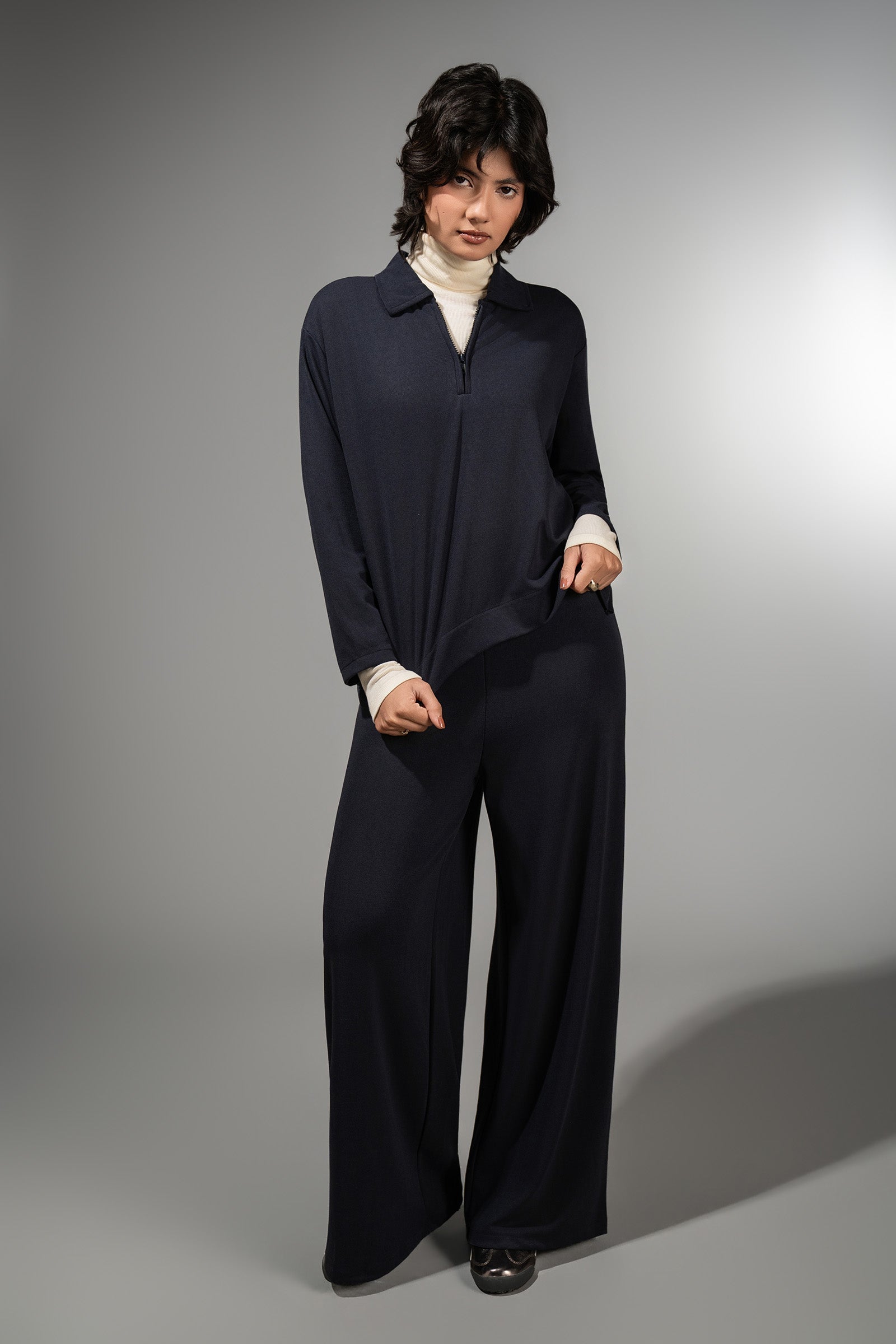 Textured Knit Set