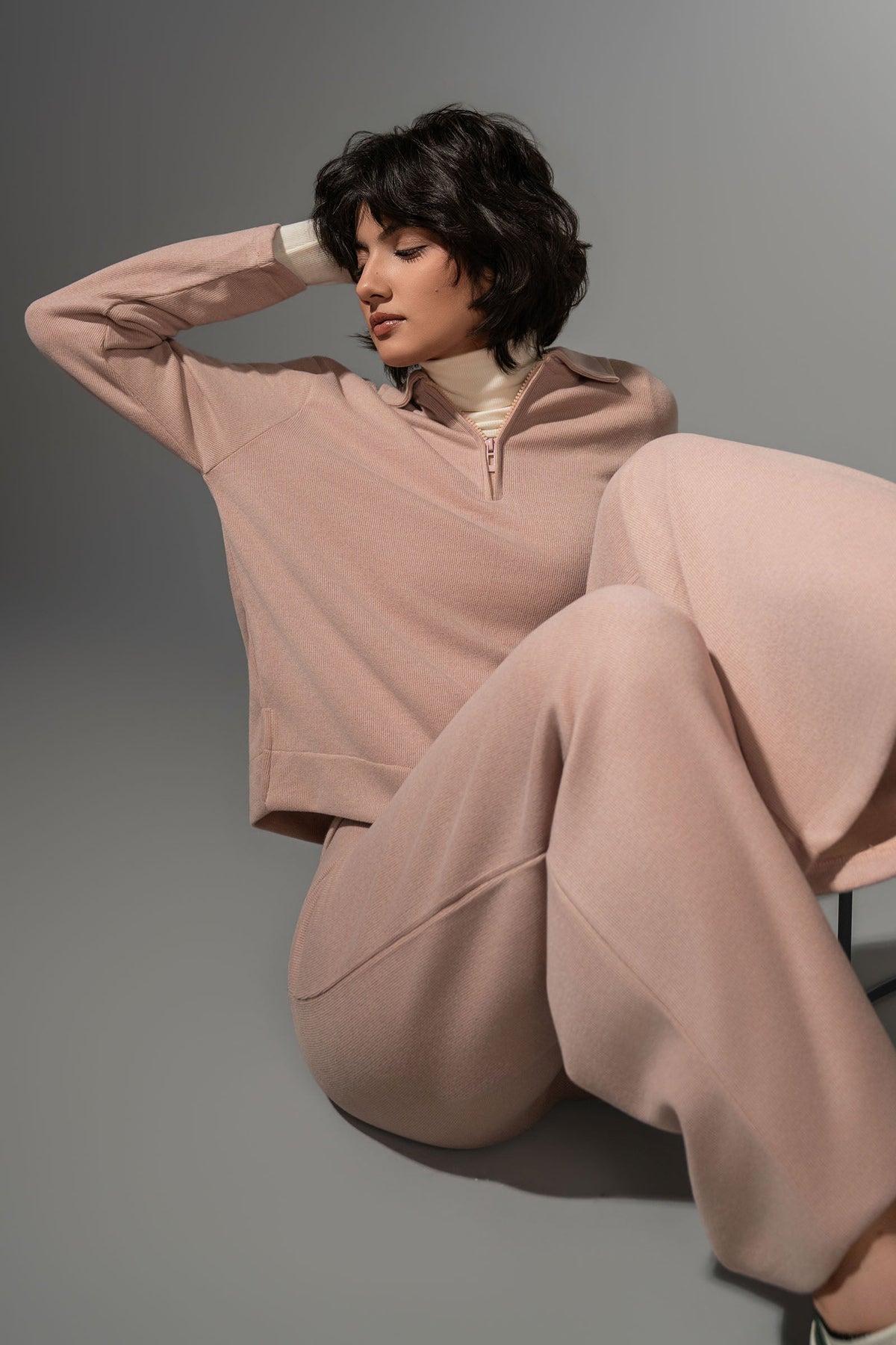 Textured Knit Set