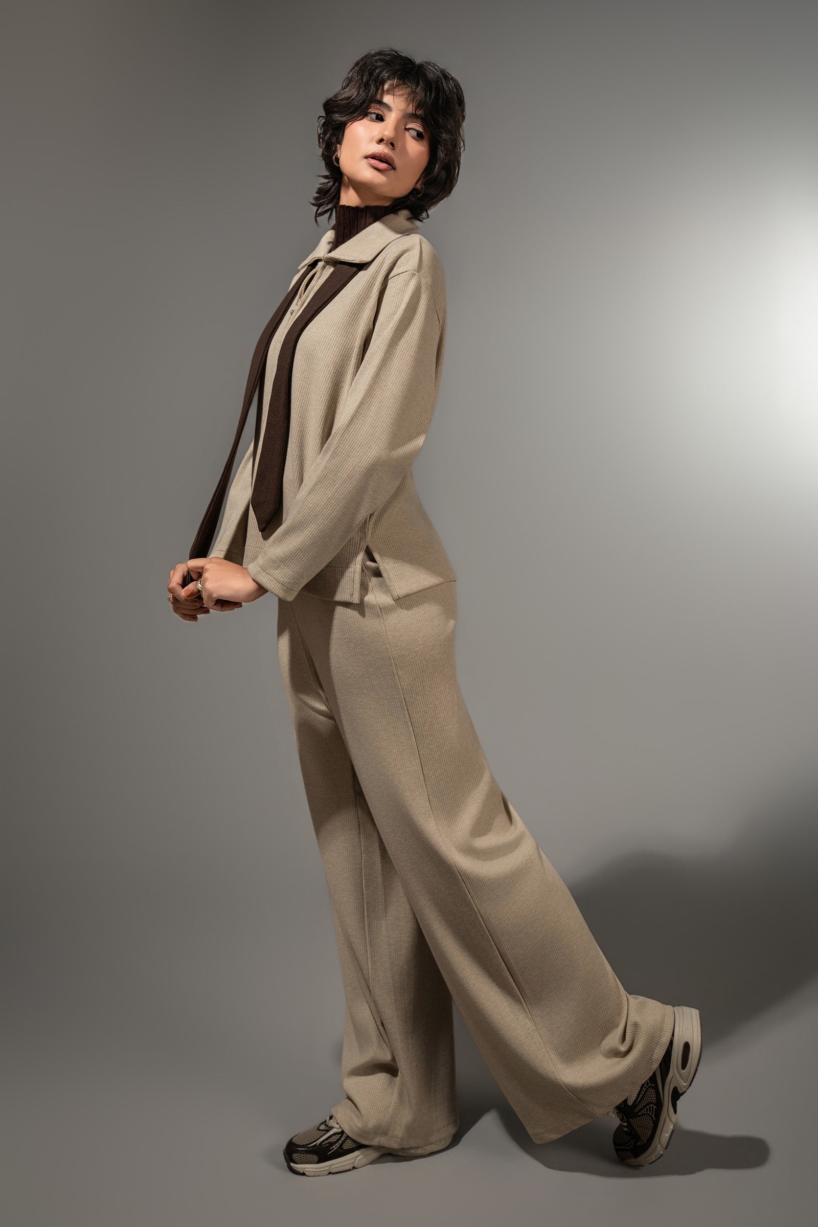 Textured Knit Set