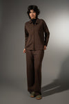 Textured Button-Down Set