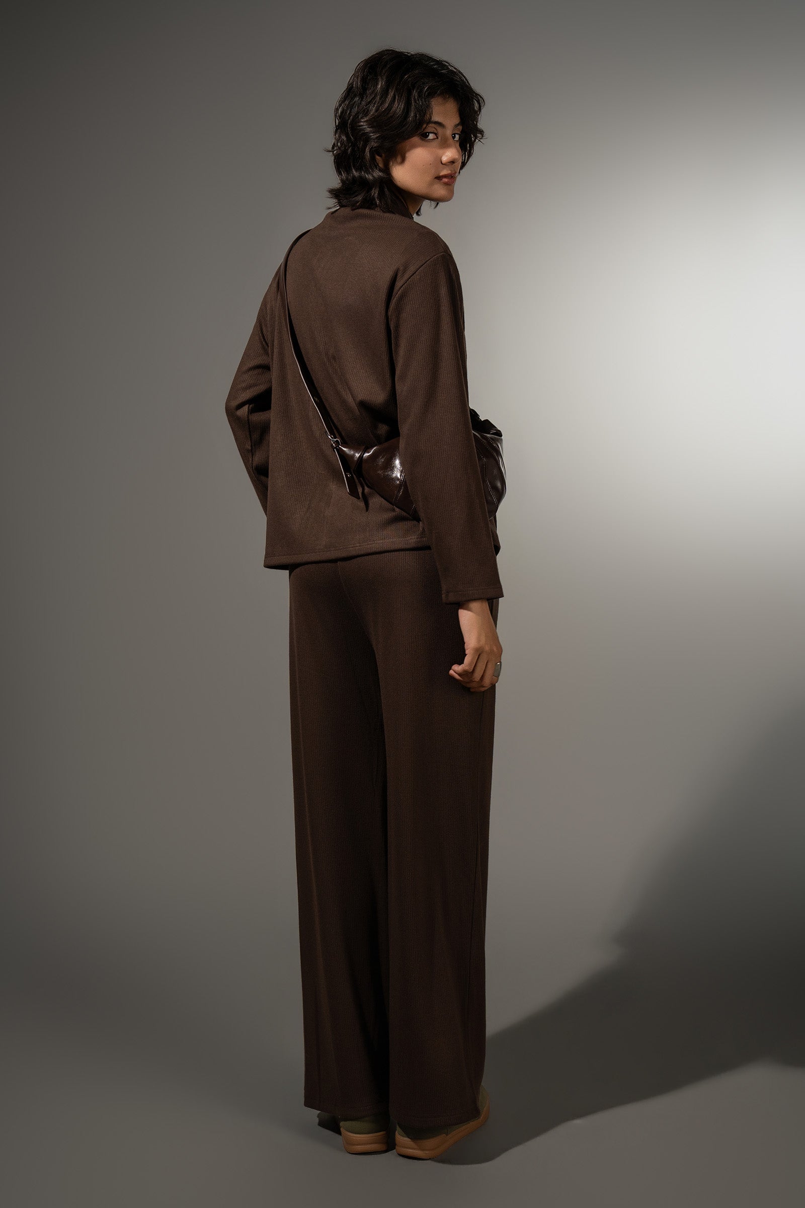 Textured Button-Down Set