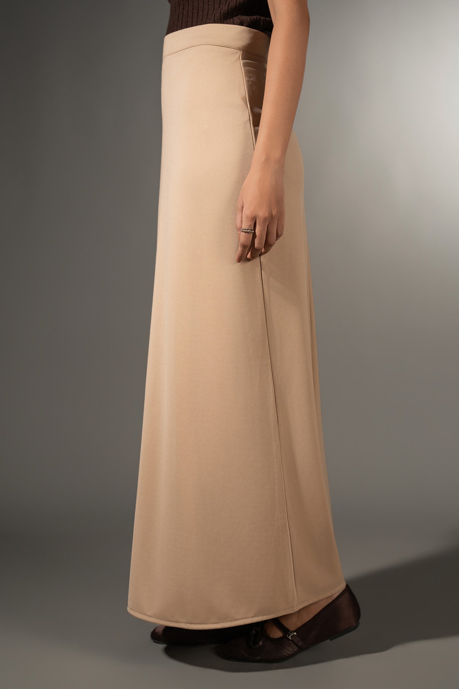 Flared Woven Skirt