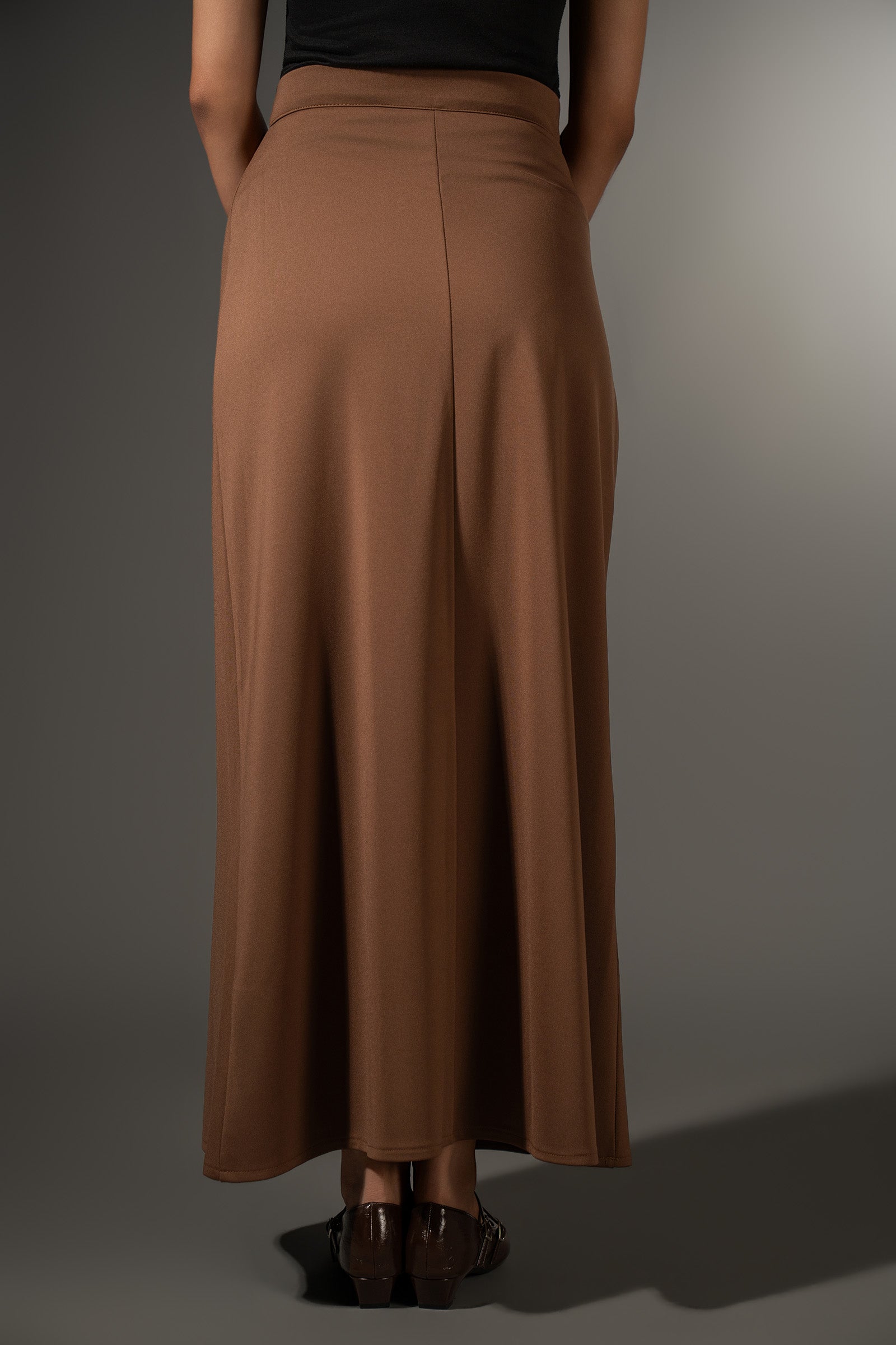 Flared Woven Skirt