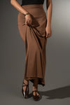 Flared Woven Skirt