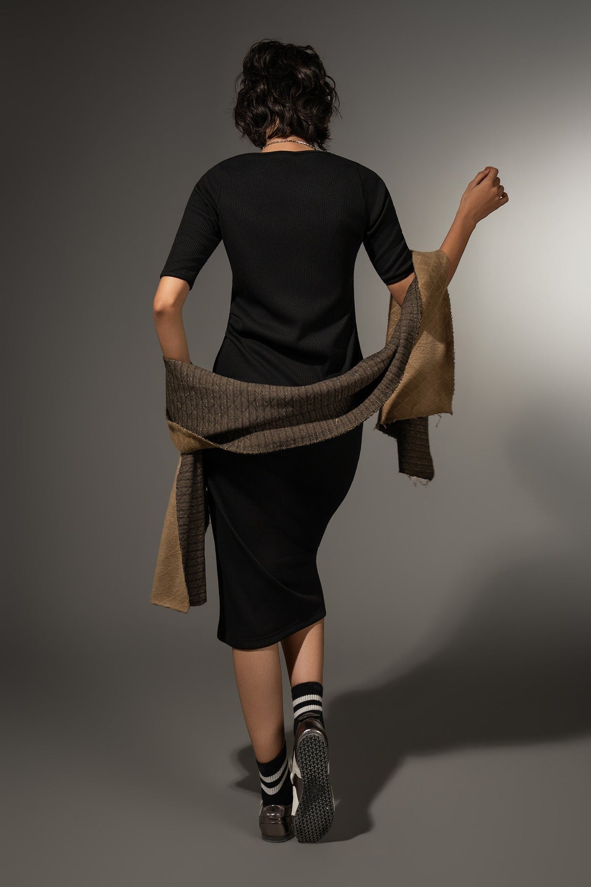 Ribbed Long Dress