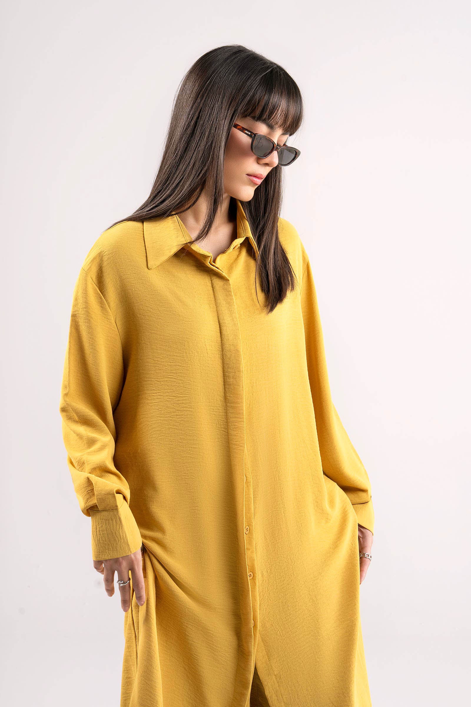 Long Button Down Co-Ord Set