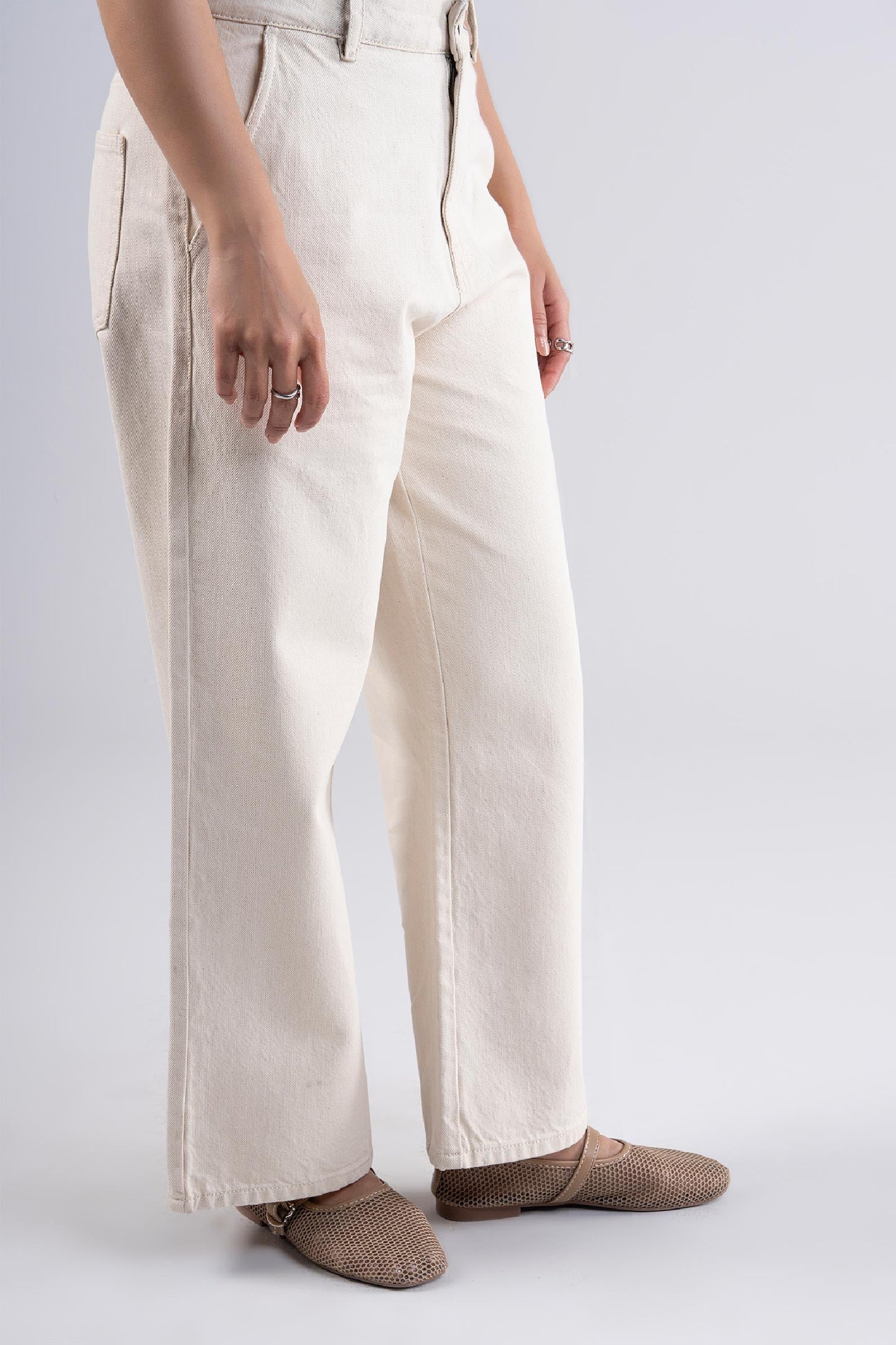 Cropped Wide-Leg Jeans