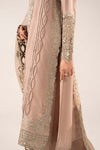 3 Piece Embroidered Raw Silk Suit