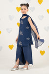 3 Piece Embroidered Organza Suit