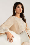 2 Piece Embroidered Raw Silk Suit