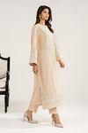 2 Piece Embroidered Raw Silk Suit