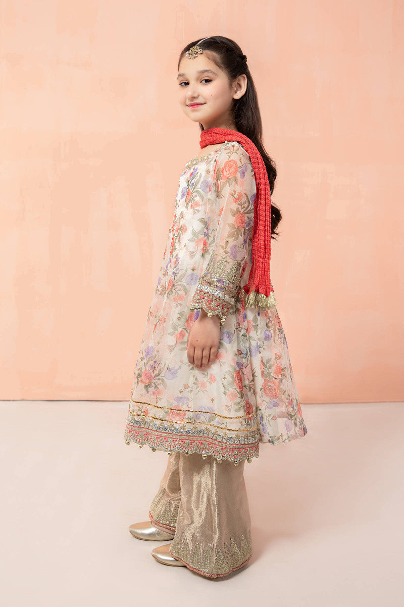 3 Piece Embroidered Suit | MKS-EF22-19R1