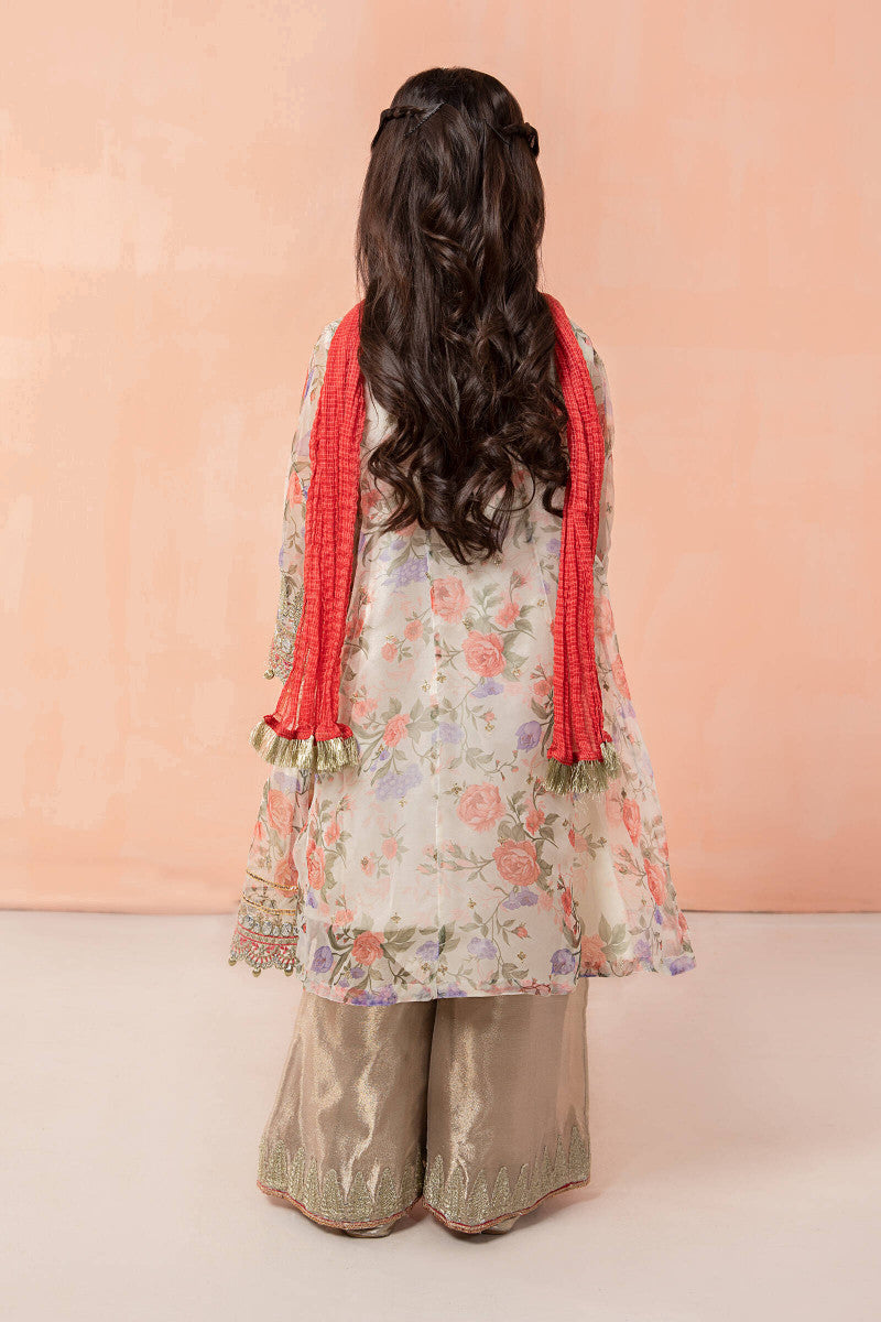 3 Piece Embroidered Suit | MKS-EF22-19R1