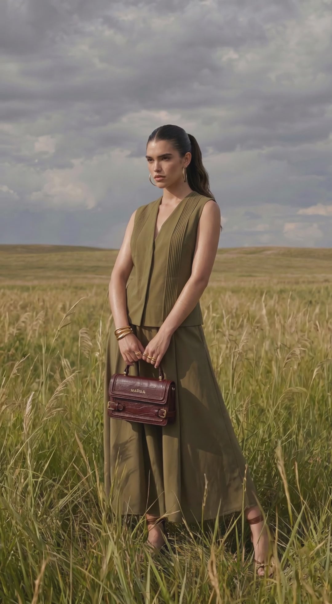 Belted Messenger Bag