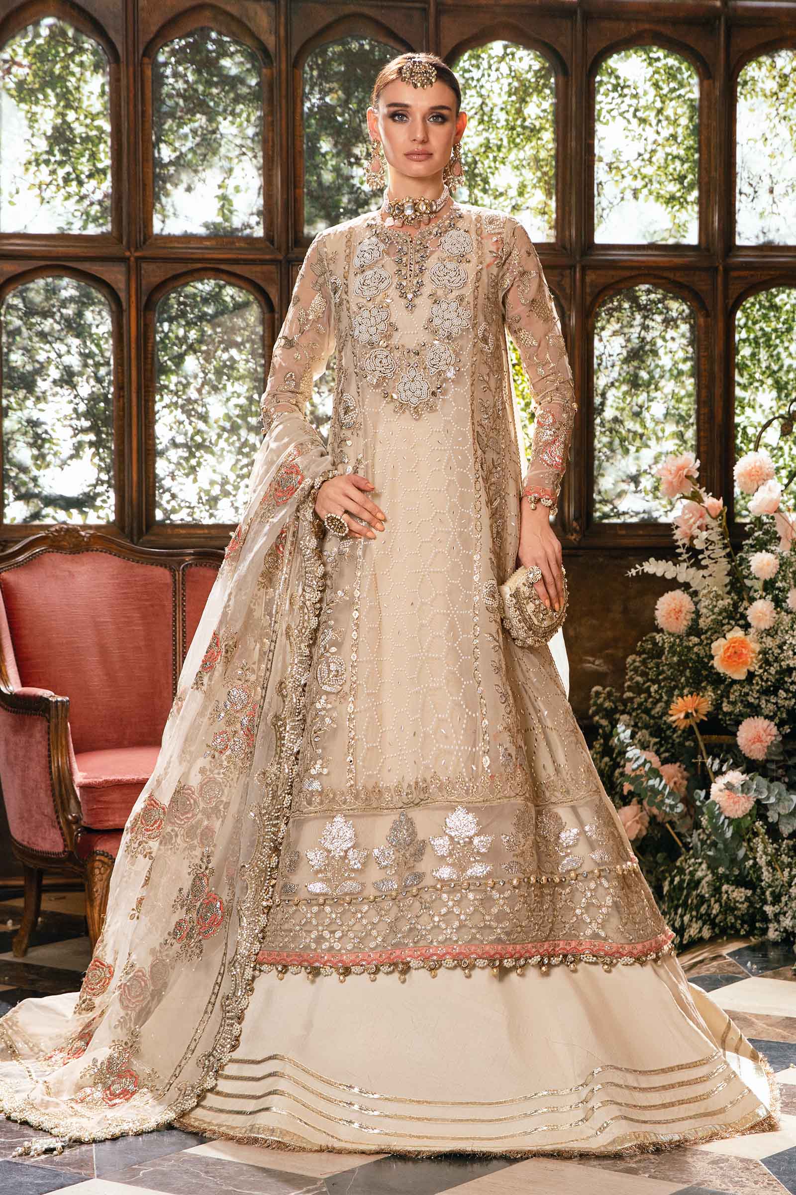 Video preview - 3 Piece Unstitched Embroidered Suit | BD-2805