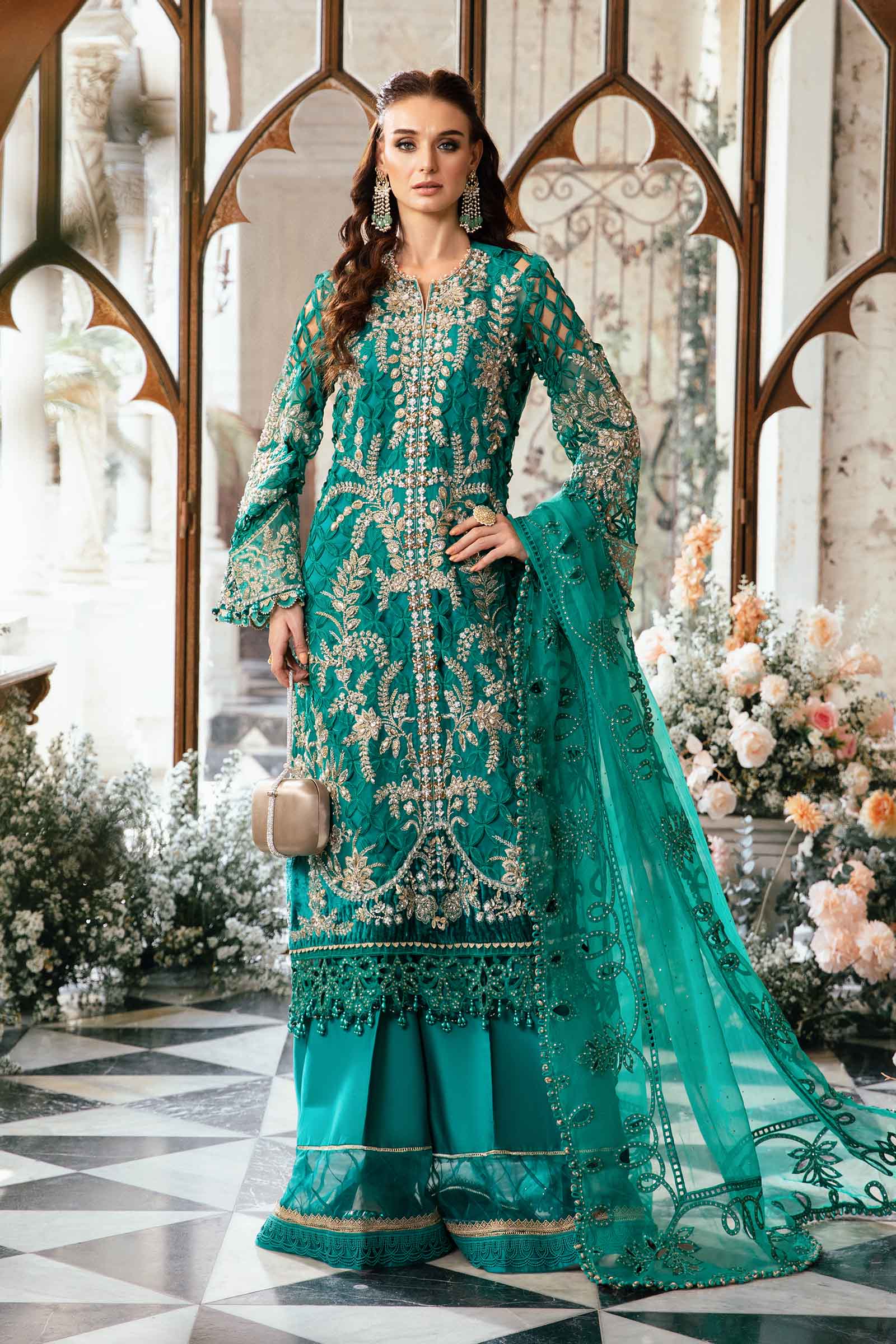 Video preview - 3 Piece Unstitched Embroidered Suit | BD-2806