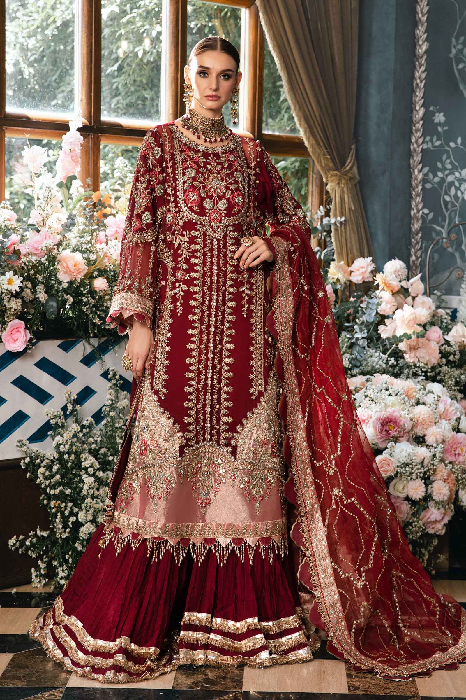 Video preview - 3 Piece Unstitched Embroidered Suit | BD-2807