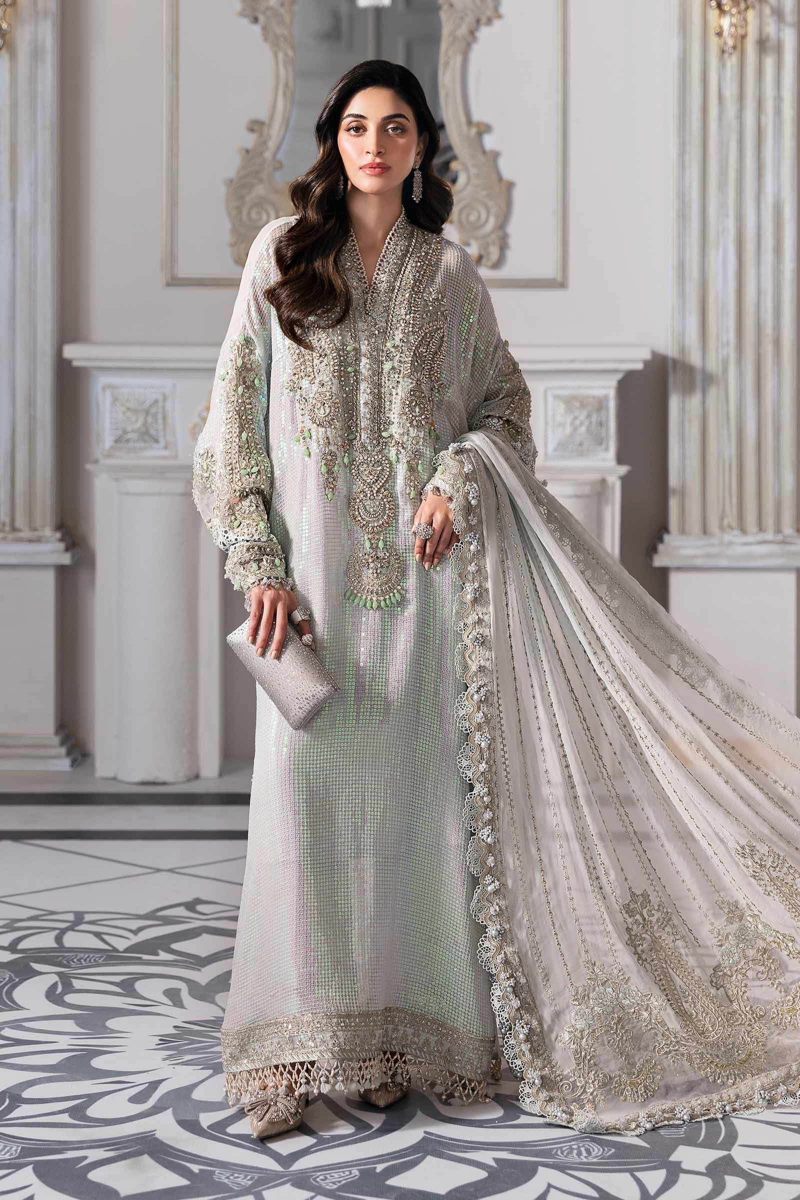 Video preview - 3 Piece Unstitched Embroidered Chiffon Suit | BD-3005