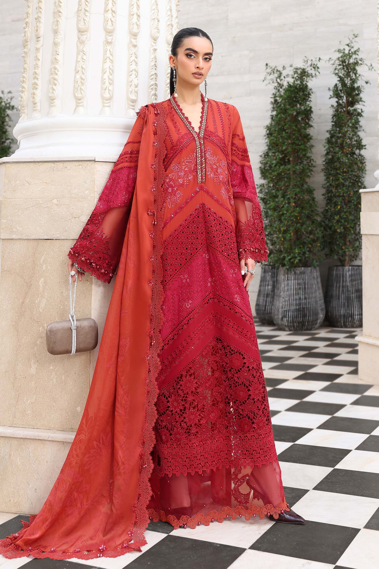 Video preview - 3 Piece Unstitched Embroidered Lawn Suit