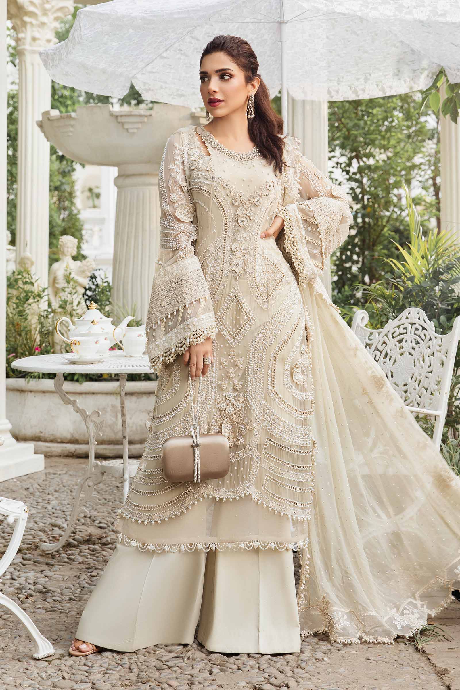 Video preview - Unstitched Embroidered Chiffon Suit | MPC-24-104