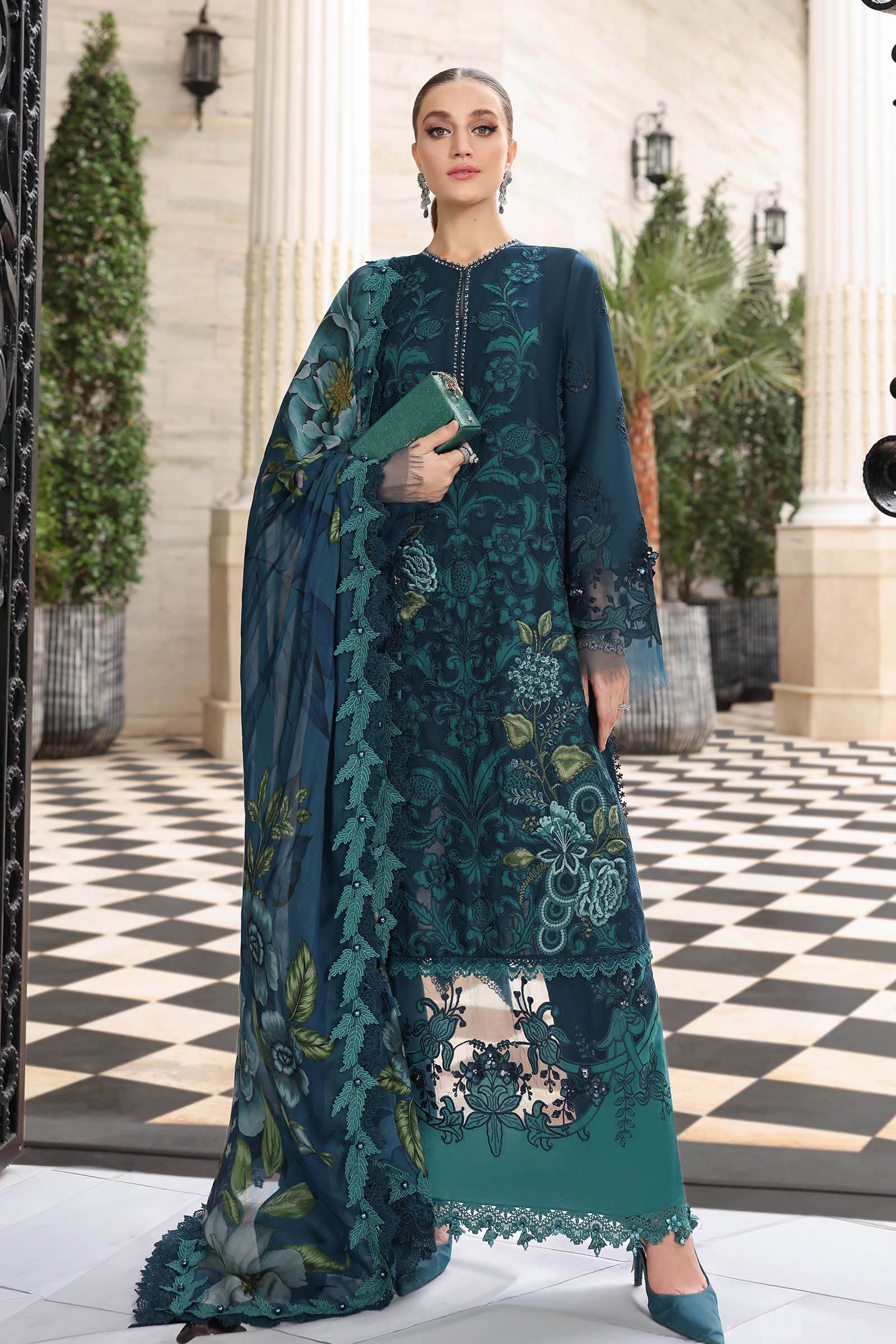 Video preview - 3 Piece Unstitched Embroidered Lawn Suit